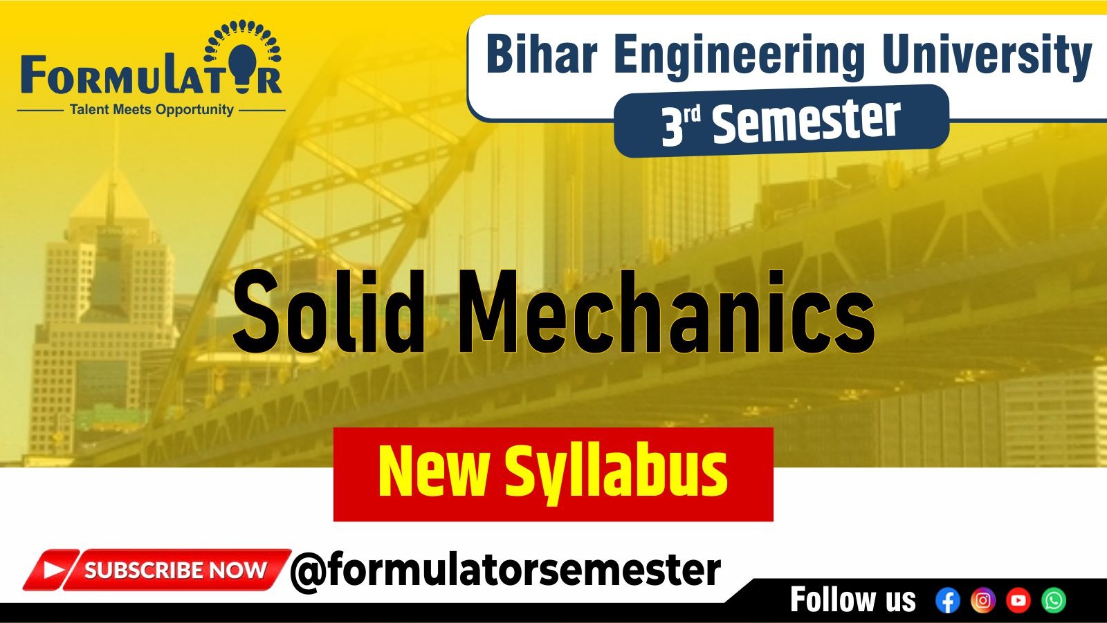 Solid Mechanics New Syllabus