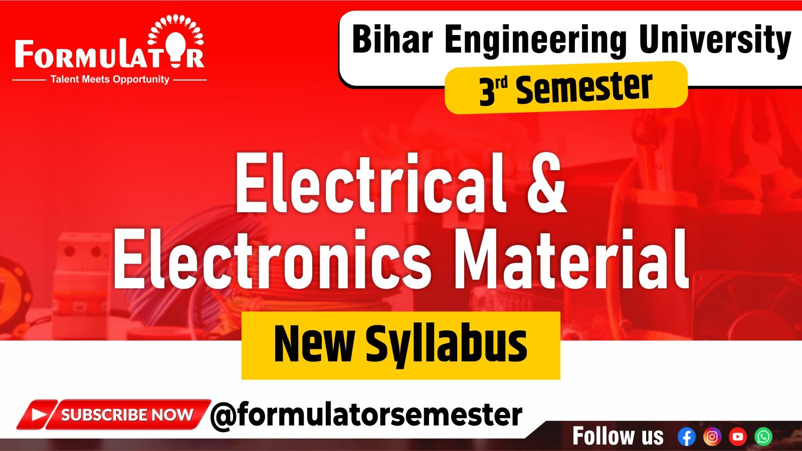 Electrical & Electronics Material New Syllabus