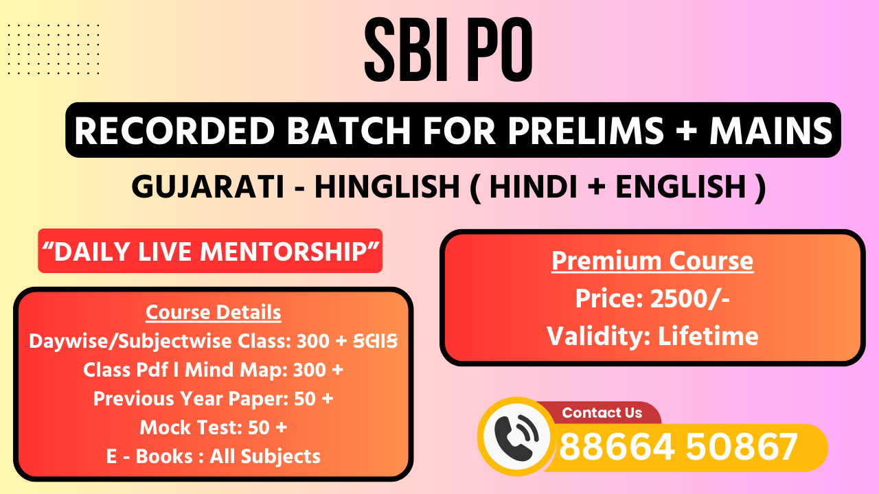 SBI PO in Hinglish - LifeTime Course