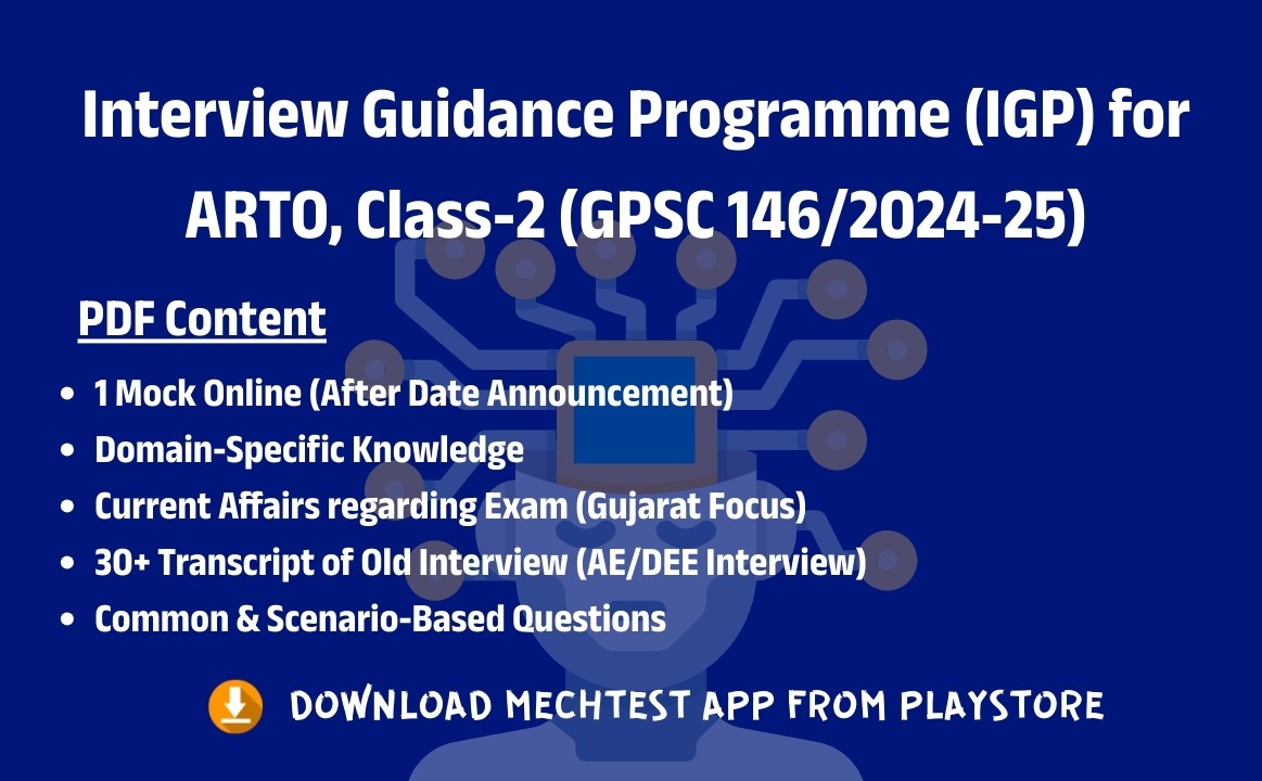IGP for ARTO, CL 2 (GPSC 146/2024-25)