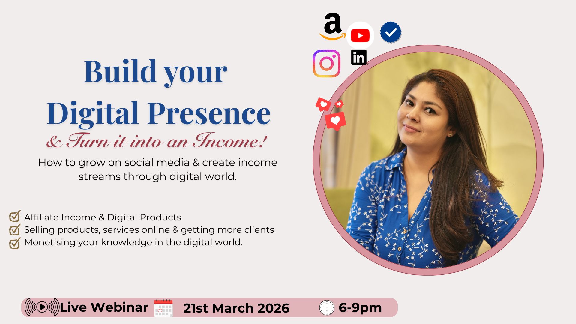 Build Your Digital Presence & Turn It Into Income