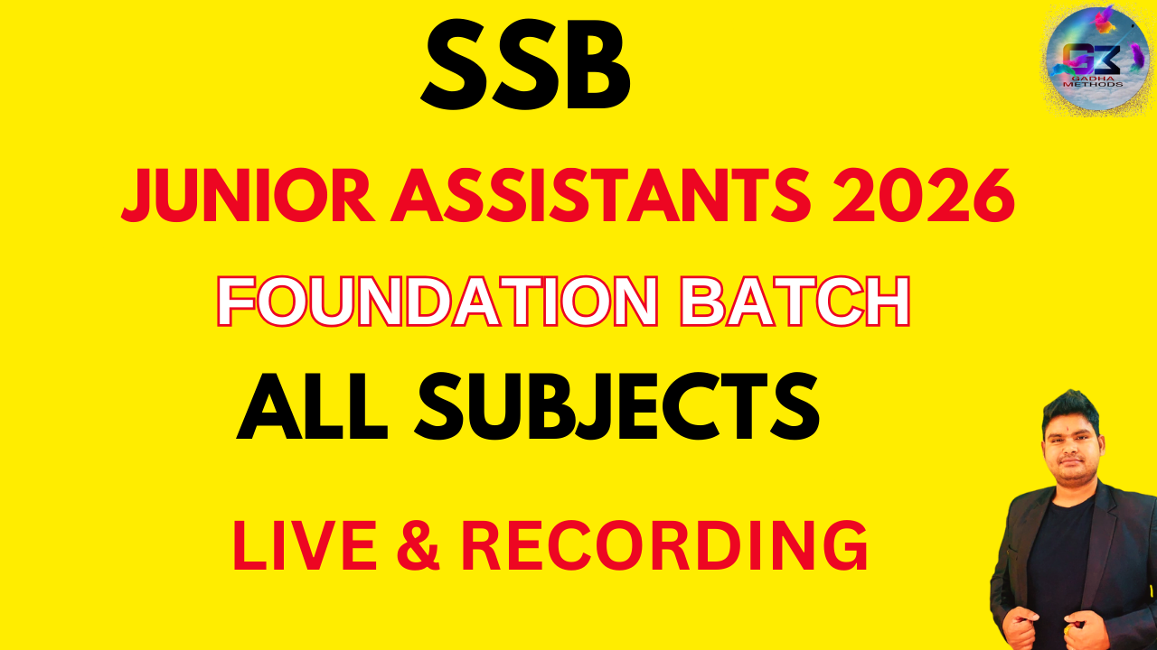 SSB JUNIOR ASSISTANT