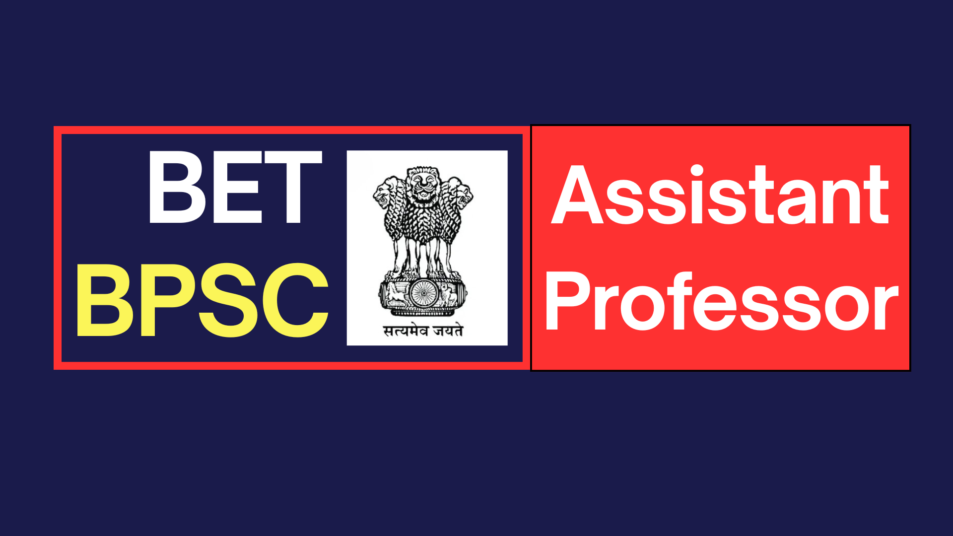 BET + BPSC Assistant Professor Chemistry