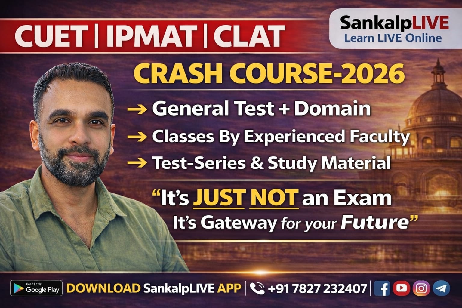 Crash Course for CUET 2026