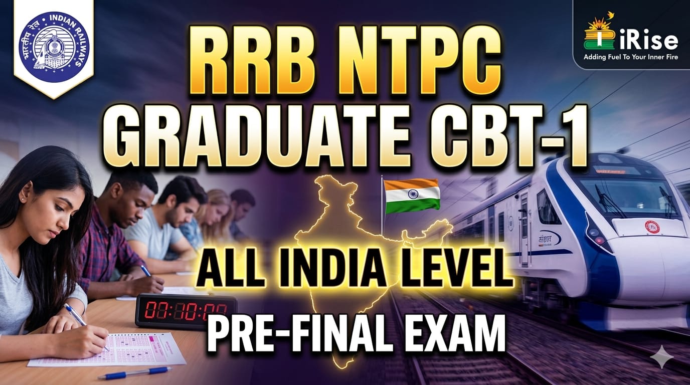 RRB NTPC GRADUATE LEVEL CBT-1 (ALL INDIA LEVEL PRE -FINAL EXAM )