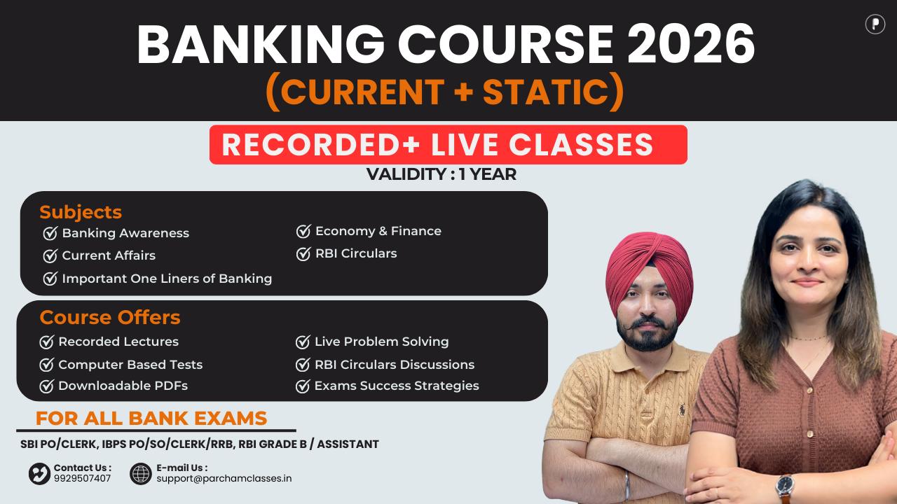 Banking Course 2026 ( Banking Static + Current)