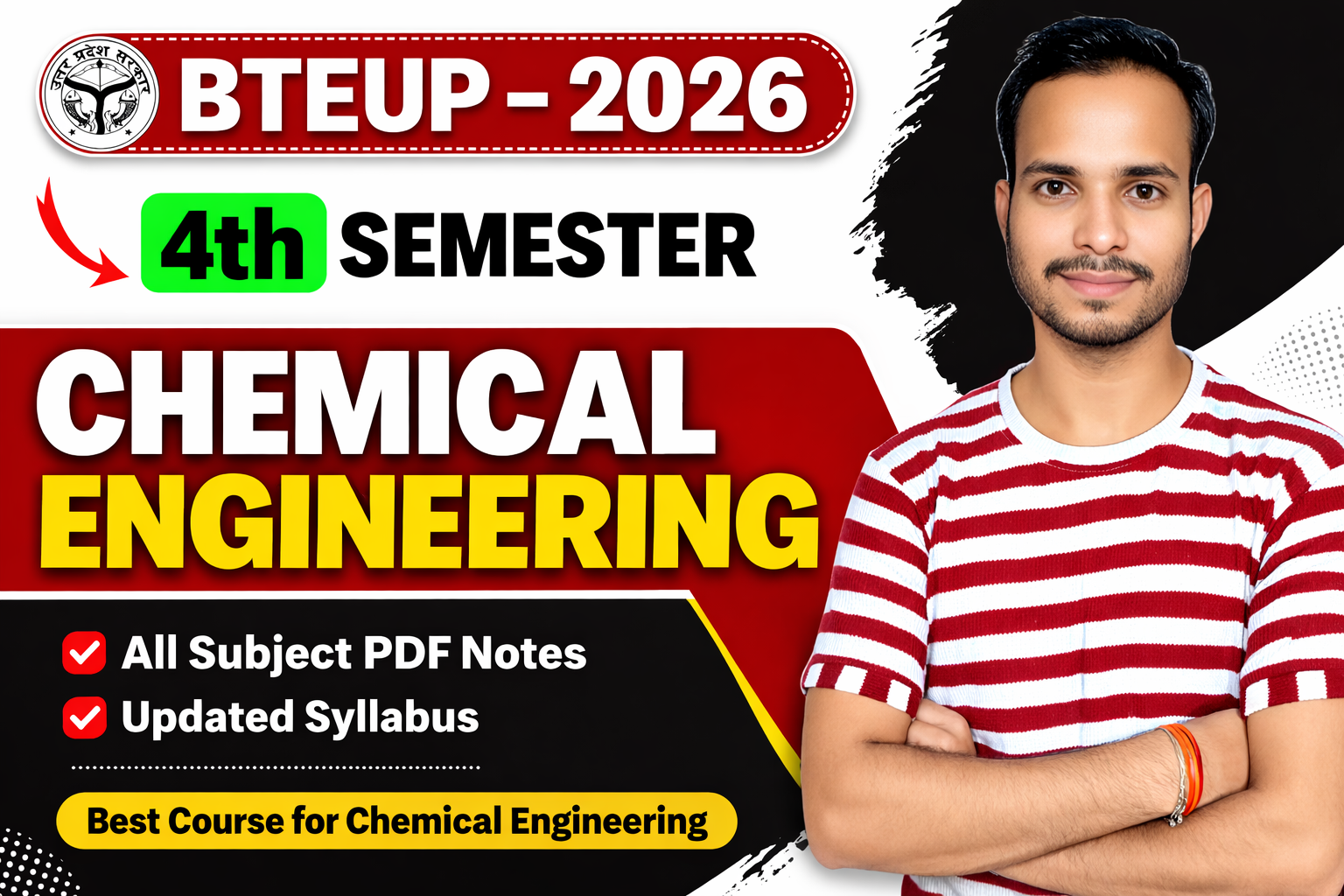 CHEMICAL ENGINEERING Bteup 4th Semester Full Course 2025-26