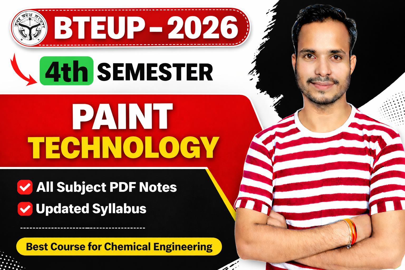 PAINT TECHNOLOGY Bteup 4th Semester Full Course 2025-26