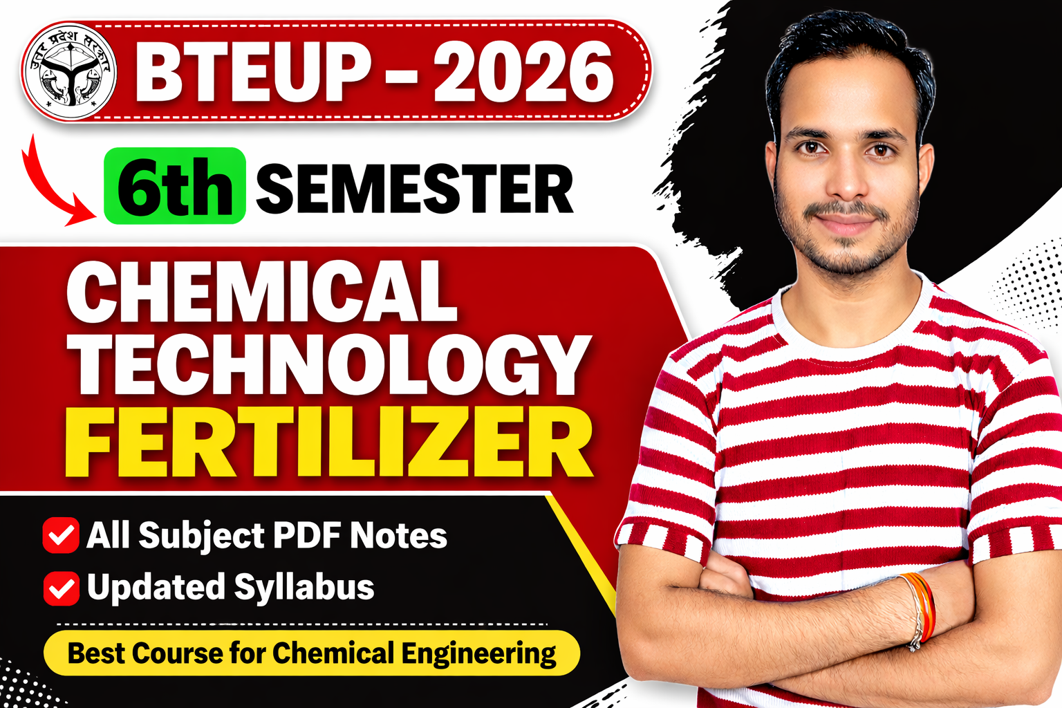 CHEMICAL TECHNOLOGY FERTILIZER Bteup 6th Semester Full Course 2025-26