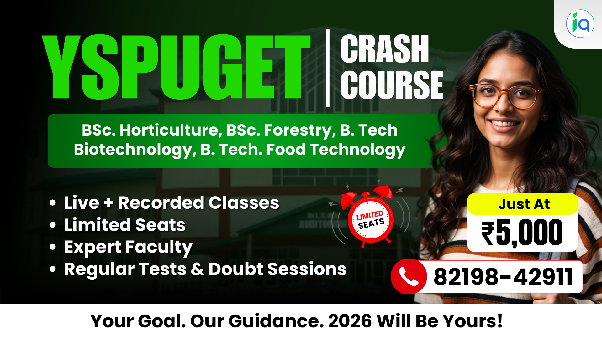 YSP UGET 2026 Crash Course