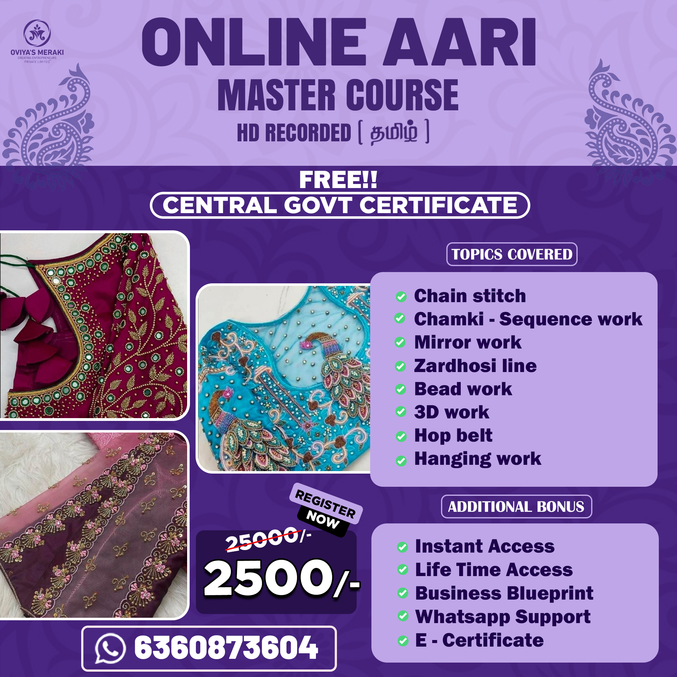 Advanced Aari Master Course