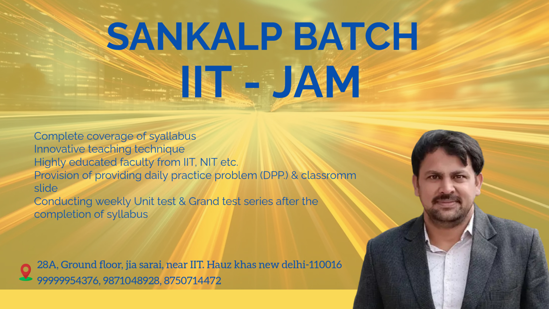 SANKALP BATCH (IIT JAM )