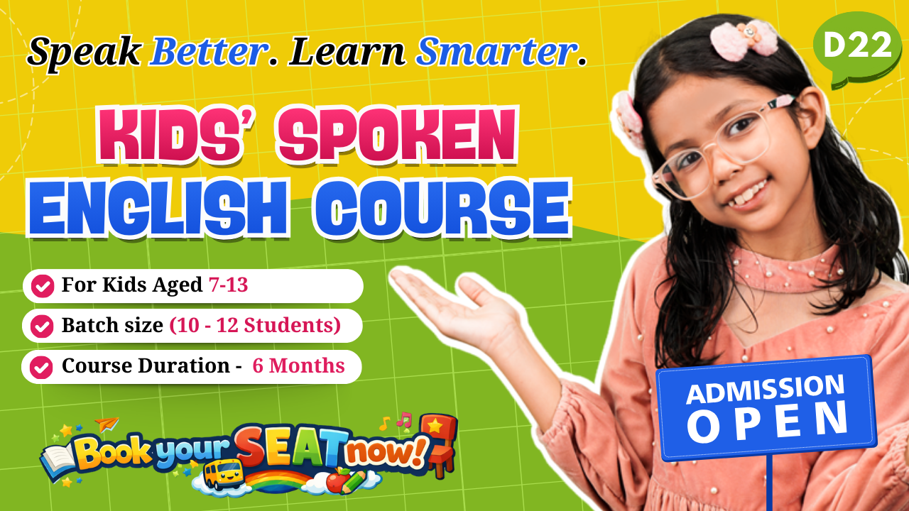 Kids English Mastery ~ (D22: Age 8-12) ~ 6-Month Program