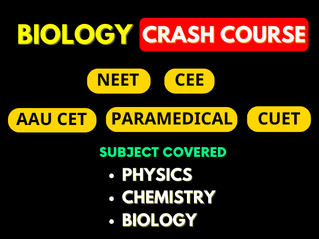 Best Biology Crash Course for NEET 2026 | AAU CET, CUET, CEE & Paramedical