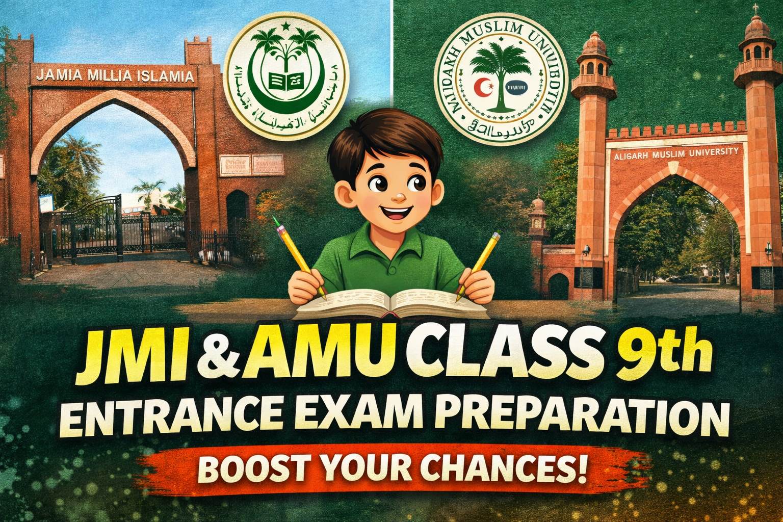 JMI and AMU Class 9th Entrance English Batch 