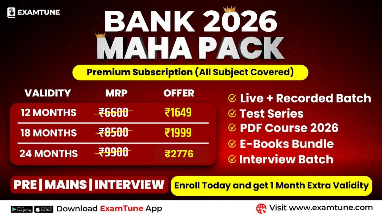 Bank Maha Pack | Complete Subscription for IBPS, RRB & SBI Exams 2026-27