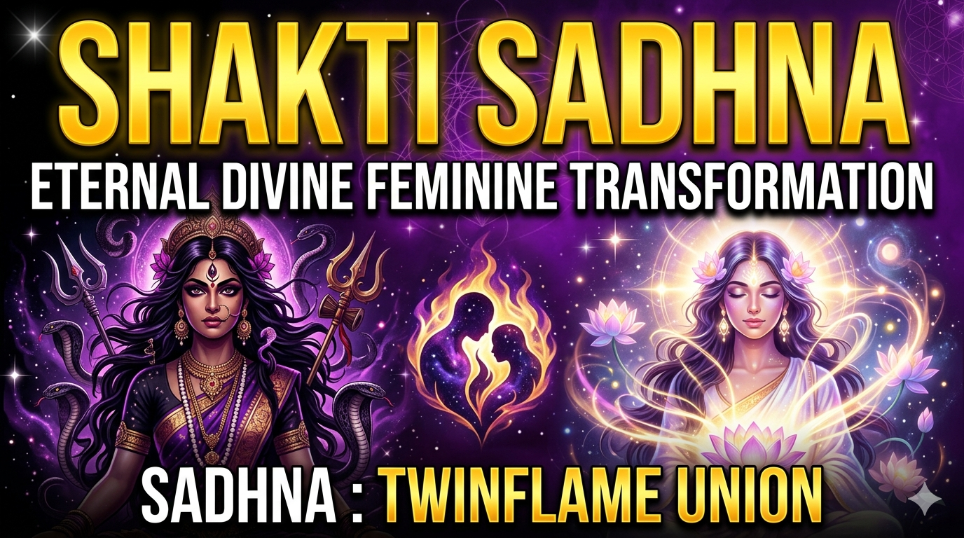 SHAKTI SADHNA (DIVINE FEMININE SADHNA :TWINFLAME)
