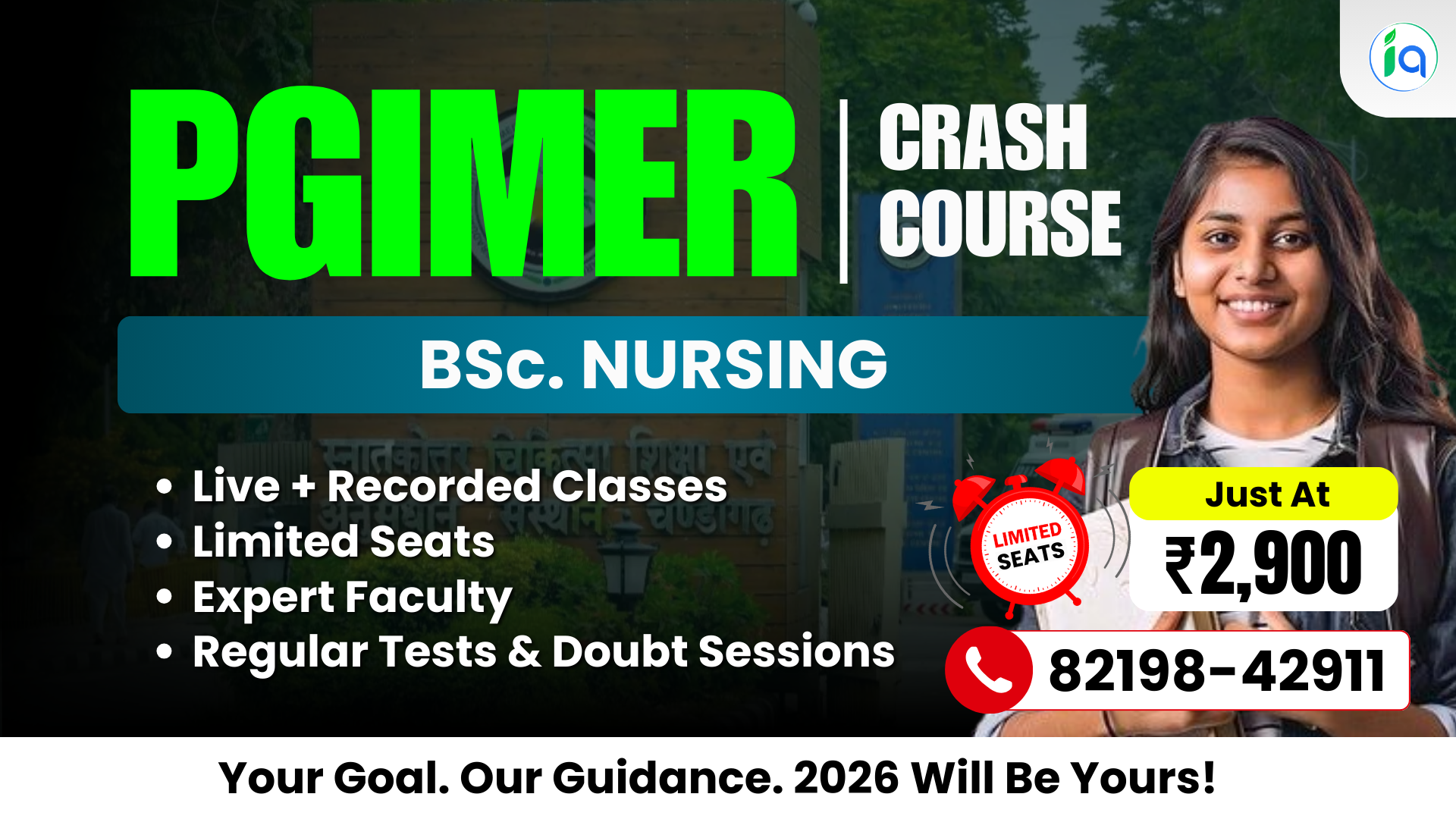 PGIMER BSc Nursing 2026 - Crash Course