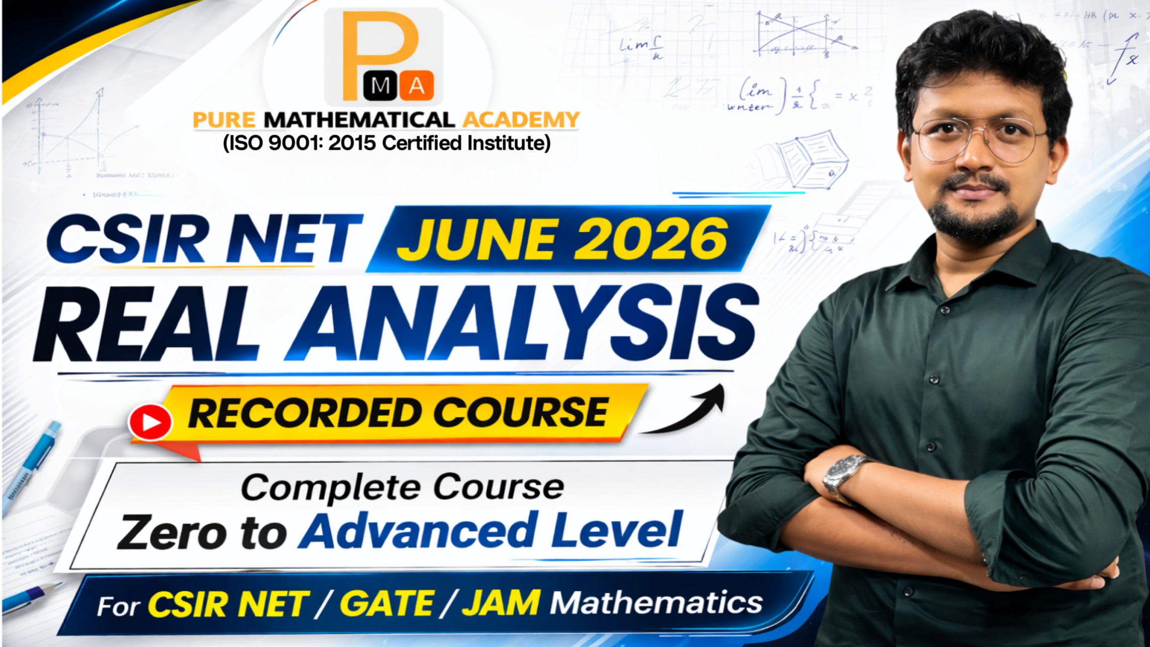 Real Analysis (CSIR NET JUNE 2026) (Recording Mode) 