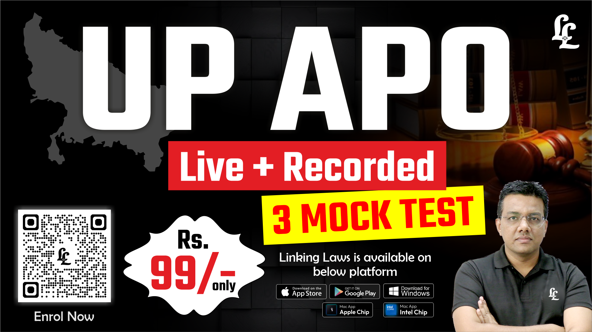 UP APO 2025 – Live + Recorded Course @ ₹99