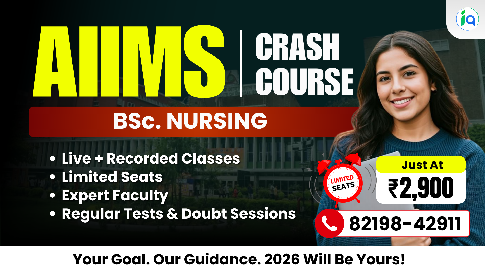AIIMS BSc Nursing 2026 - Crash Course