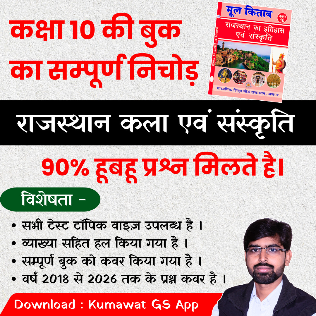 राजस्थान कला एवं संस्कृति (कक्षा 10) फ्री 