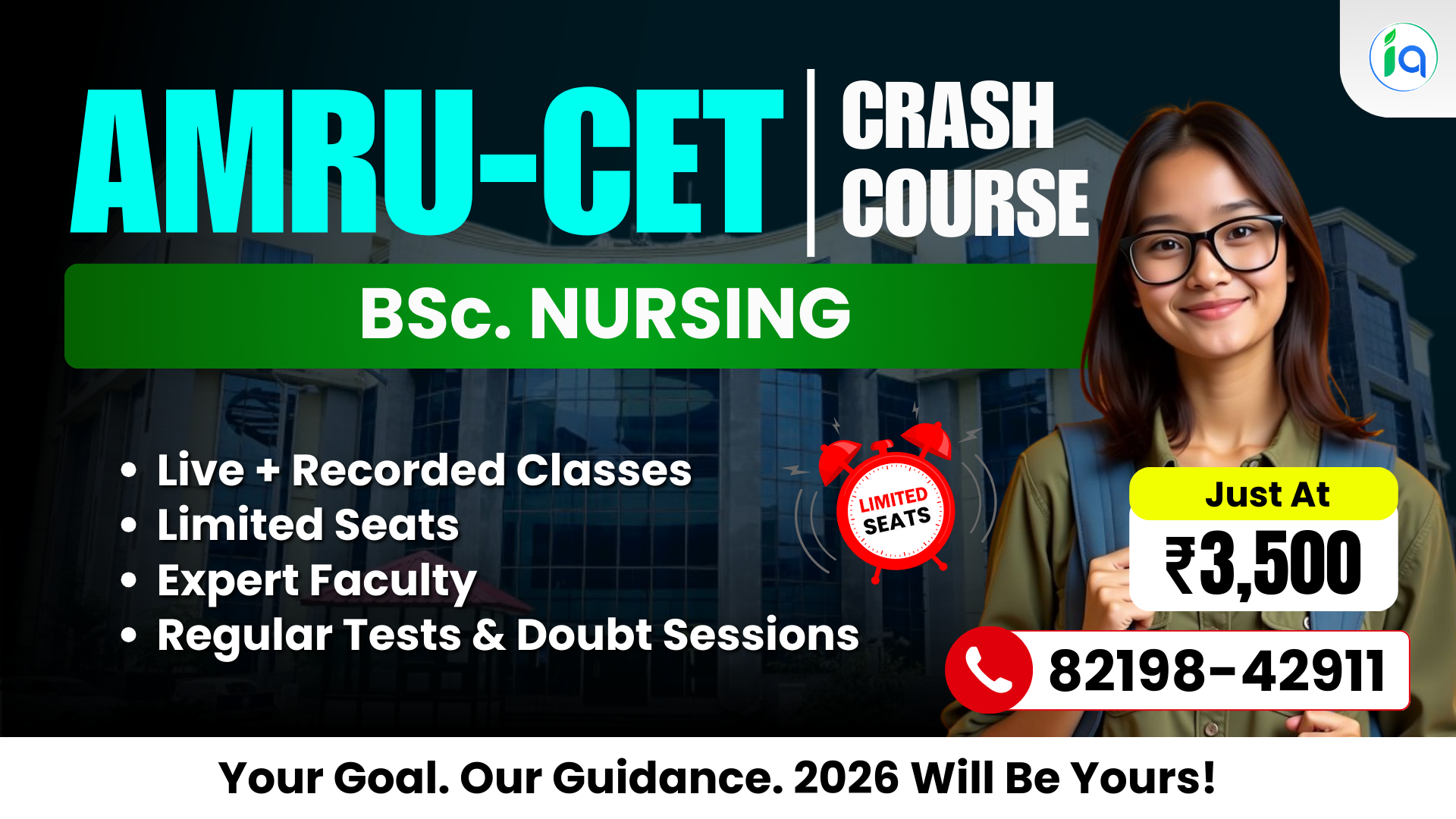 AMRUCET BSc Nursing 2026 - Crash Course