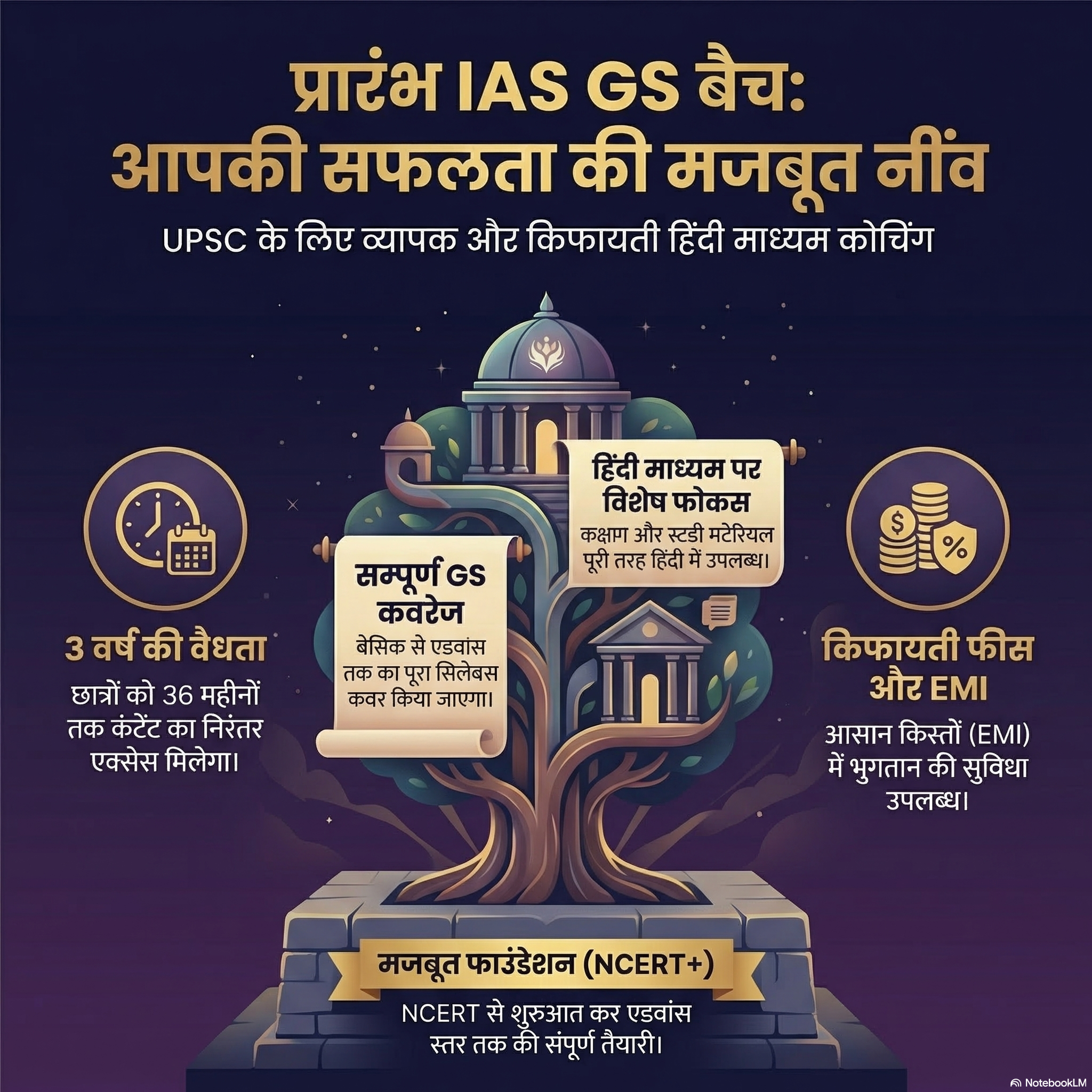 प्रारंभ IAS GS बैच (हिंदी माध्यम)