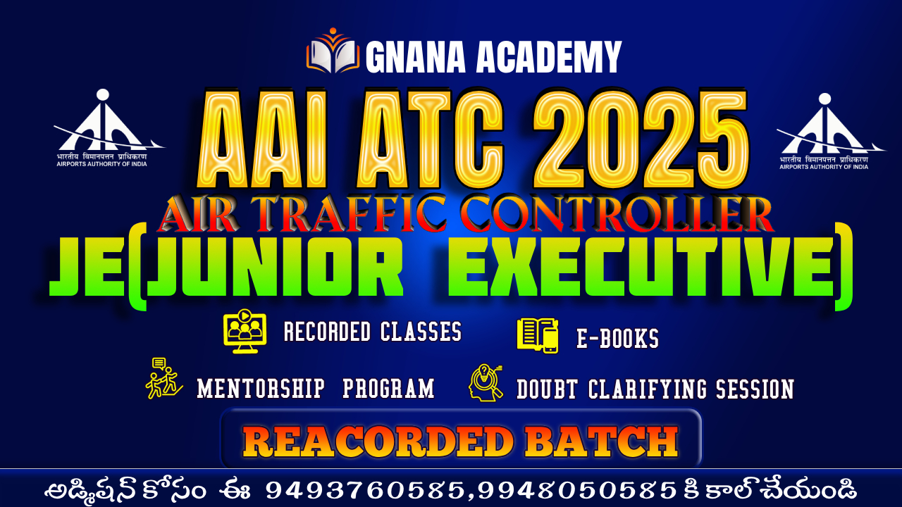 AAI-ATC(AIR TRAFFIC CONTROLLER)-JE(JUNIOR EXECUTIVE) COMPLETE REACORDED COURSE FOR 2025-Beyond Coaching – A Complete Ecosystem for AAI ATC Success