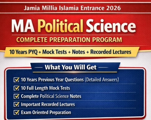 JMI Political Science Test Series 2026