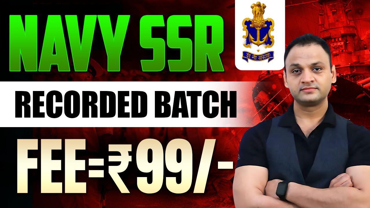 NAVY SSR 2026 ( RECOEDED BATCH )