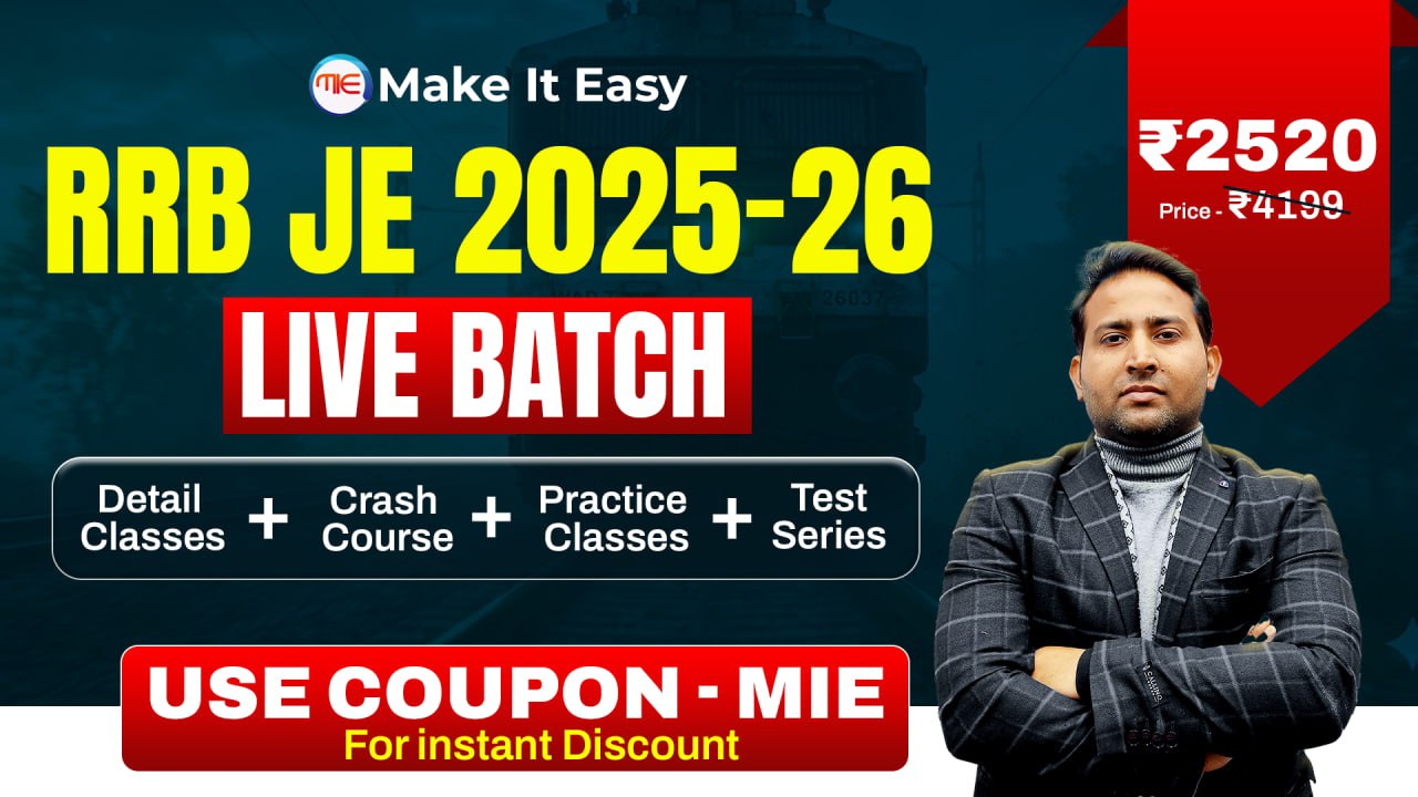 RRB JE 2025 LIVE BATCH (TECHNICAL)