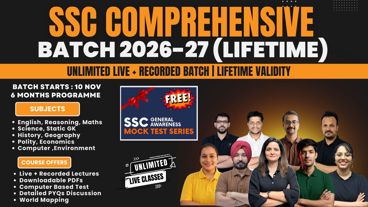SSC Comprehensive Batch 2026-27 (LIFETIME)