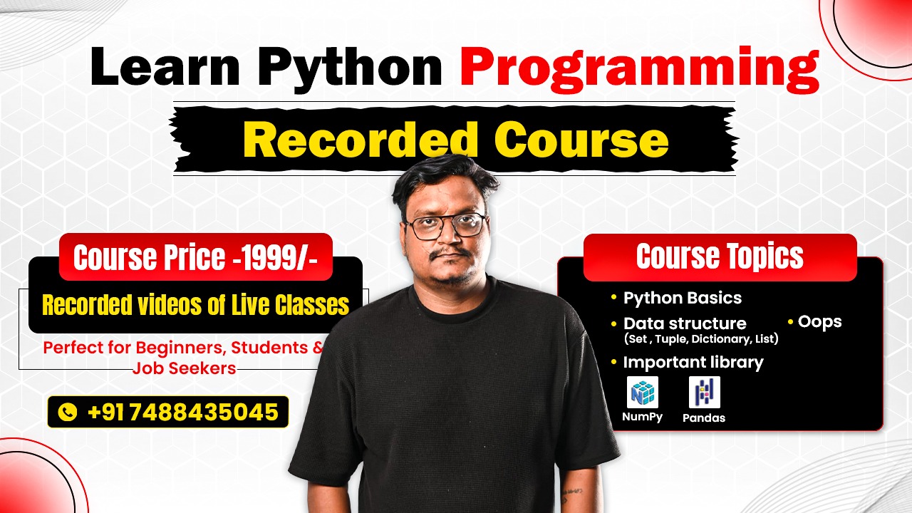 Python PreRecored Course