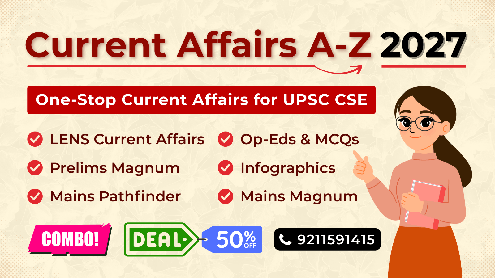 Current Affairs A-Z for UPSC 2027 (Prelims & Mains) (PDF Magazines)
