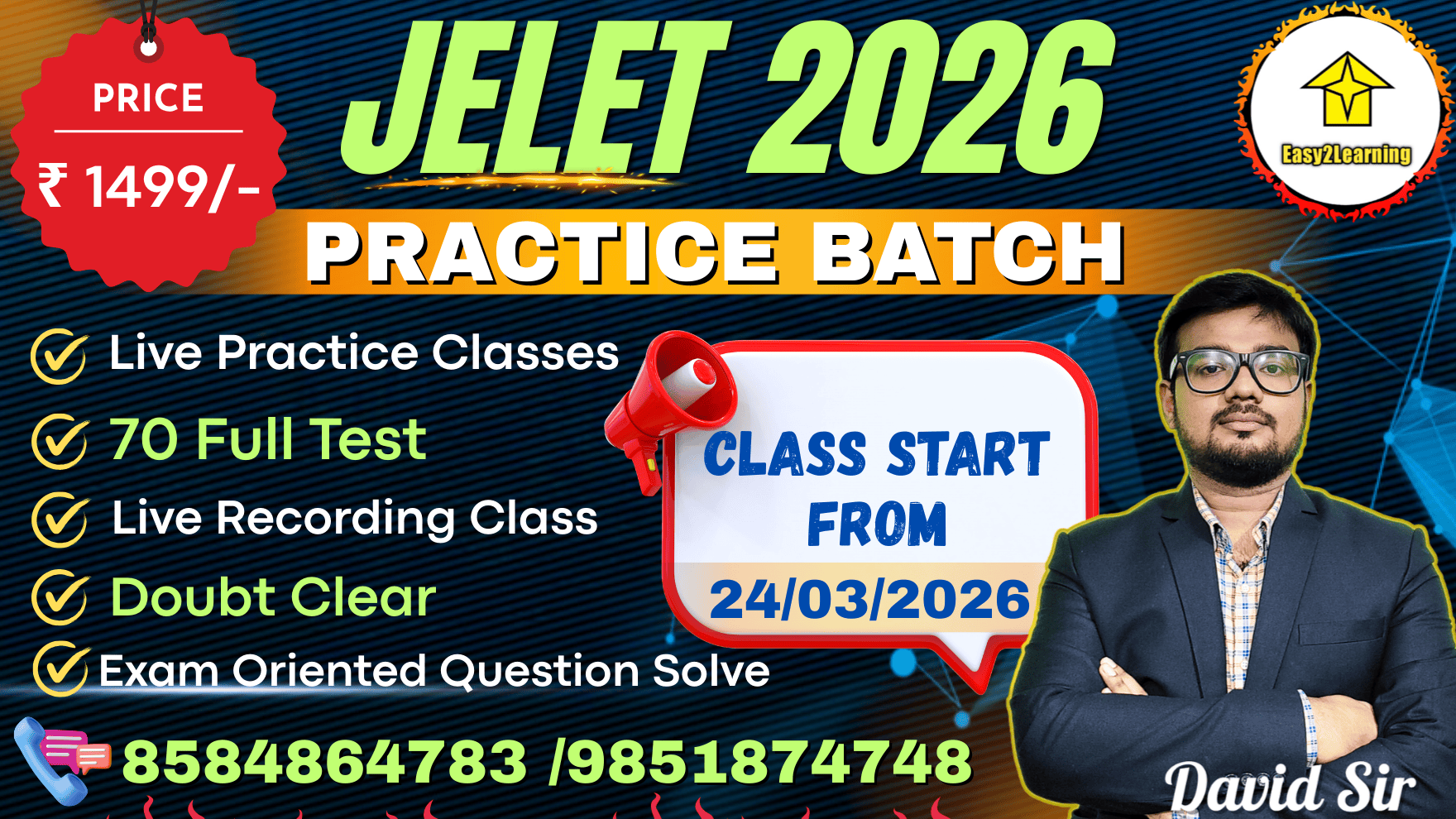 JELET 2026 Practice Batch