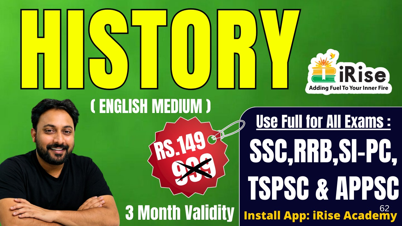 INDIAN HISTORY BY CHARAN SIR ( ENGLISH MEDIUM)