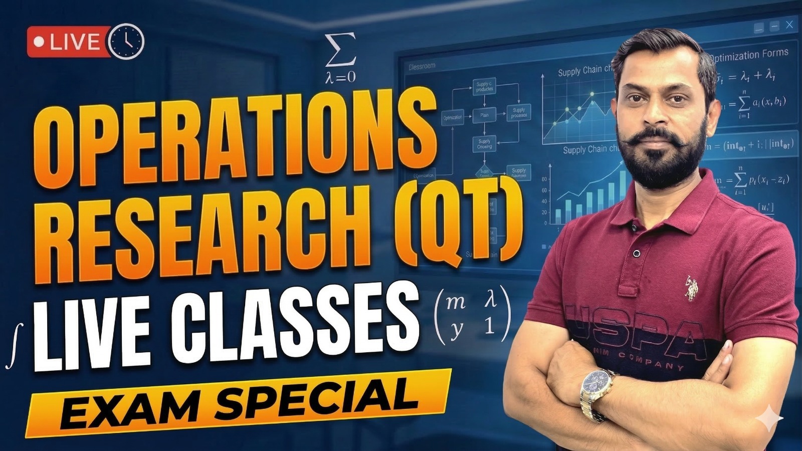 March Live Class (Operations Research)