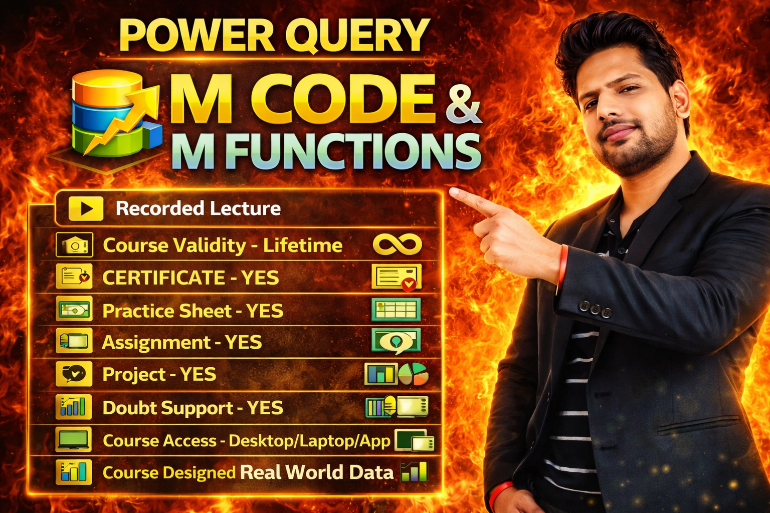 Power Query M Code Programming & M Function