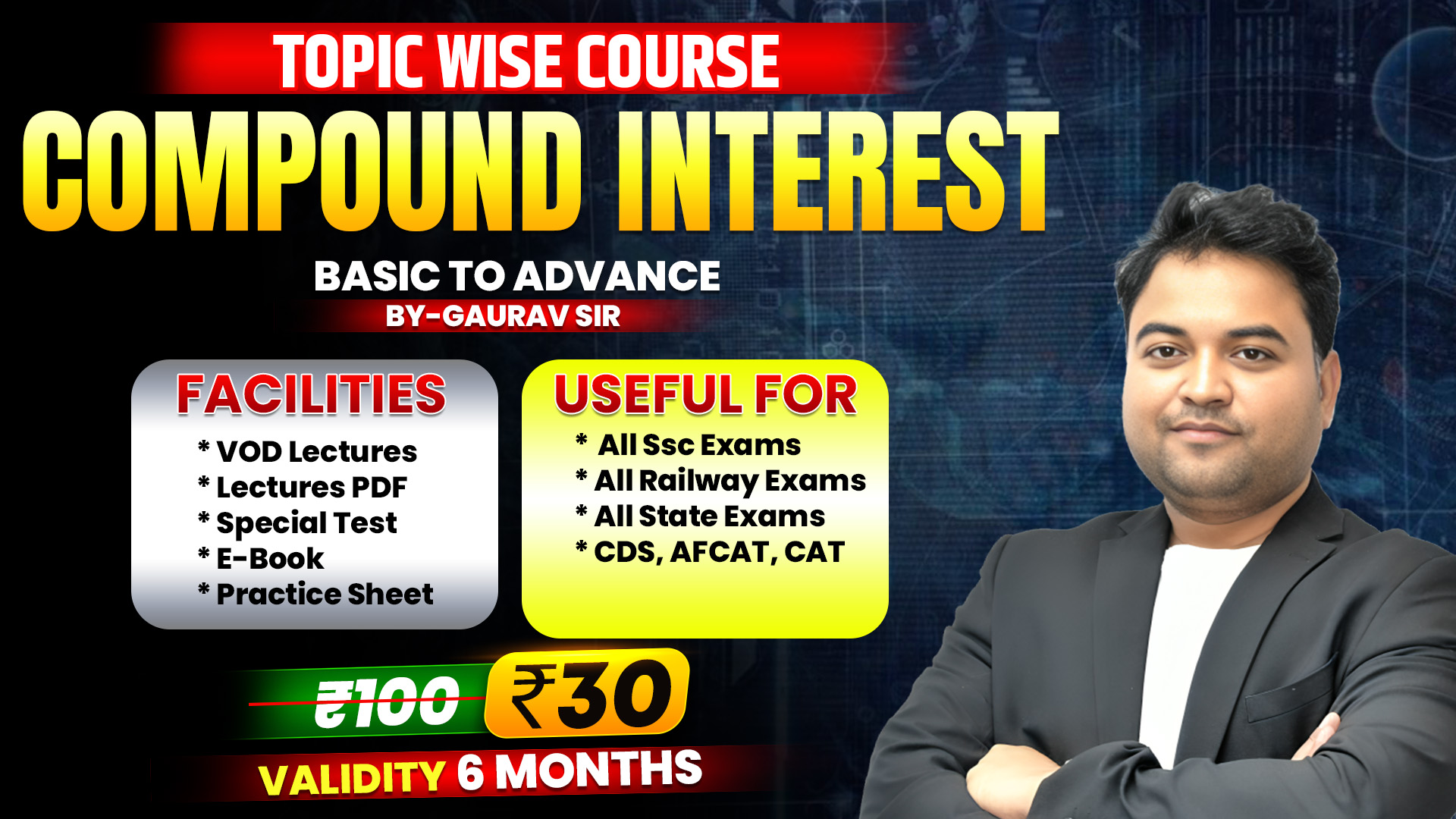 COMPOUND INTEREST BY GAURAV SIR