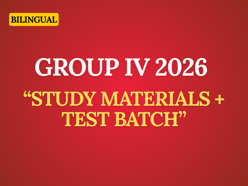 Group IV 2026 - Study materials + Test Batch