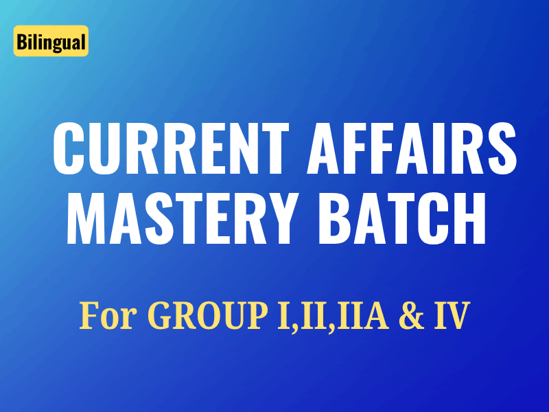 TNPSC CURRENT AFFAIRS BATCH