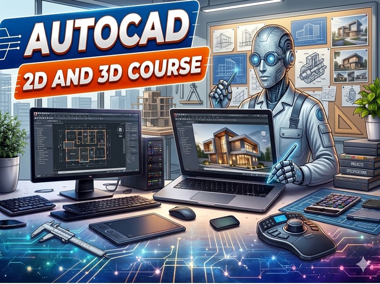 AutoCAD 2D & 3D Full Course ( ऑटोकैड )