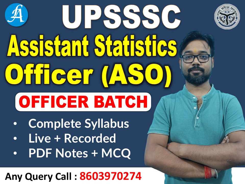 UPSSSC ASO Officer Batch By Vikash Sir