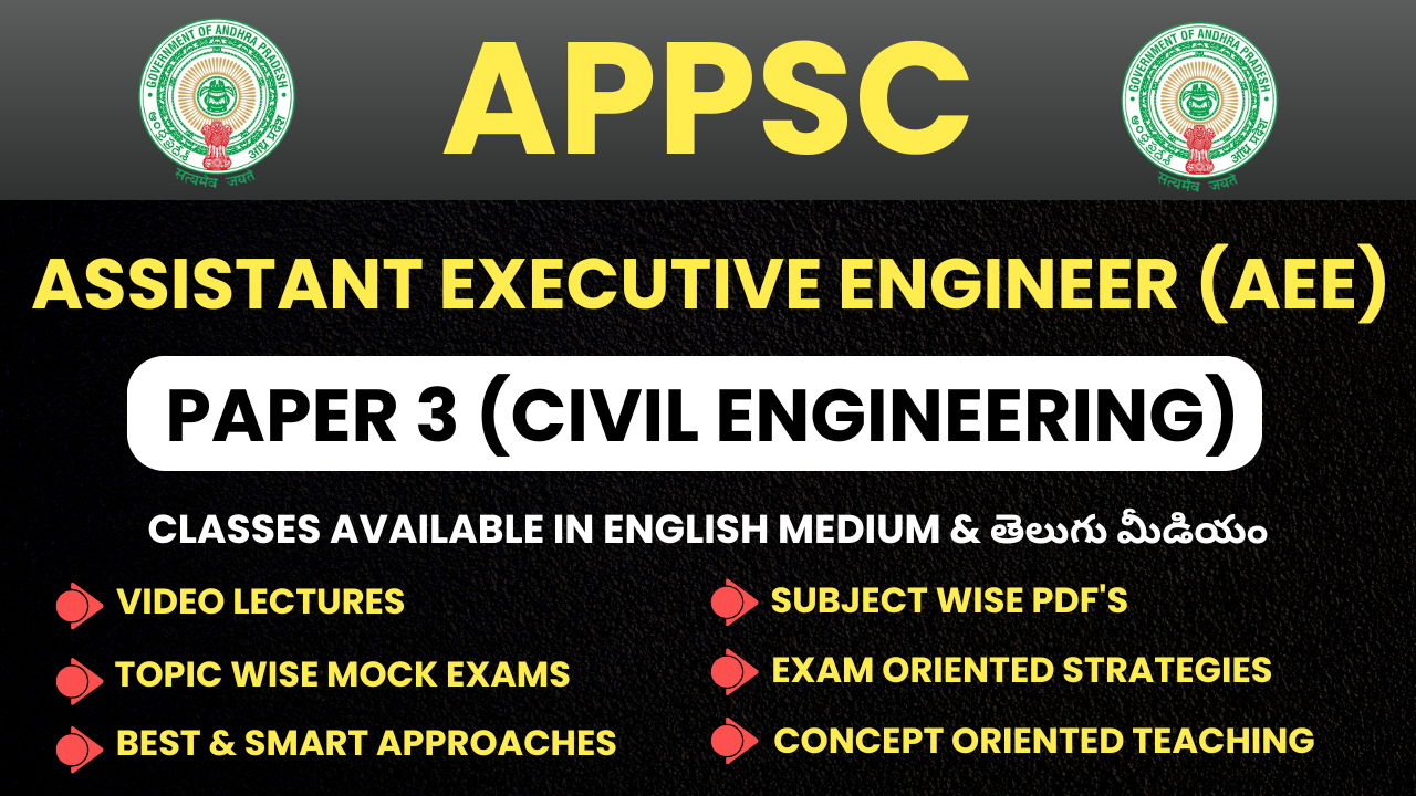 ASSISTANT EXECUTIVE ENGINEER (PAPER 3)