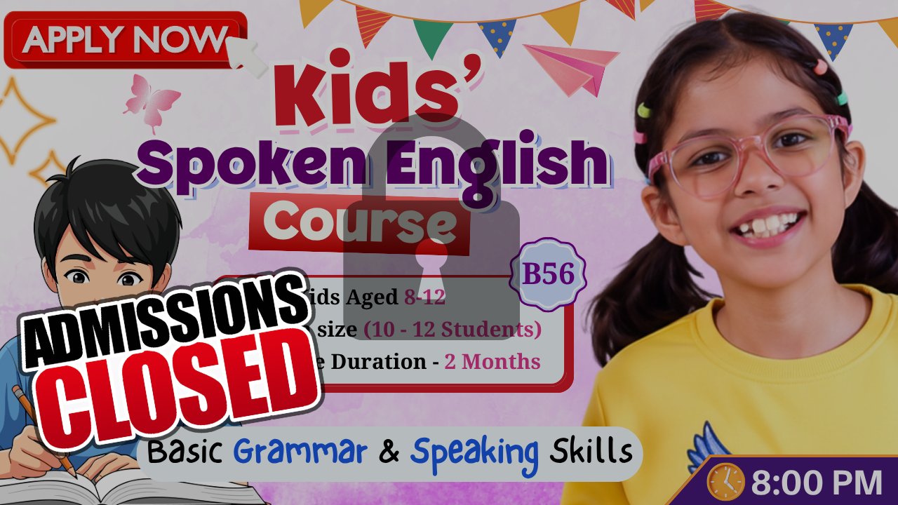 Kids English Pro ~ (B56 = 8-12 Year)  