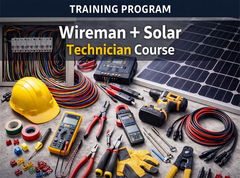 Wireman + Solar Power System in Hindi