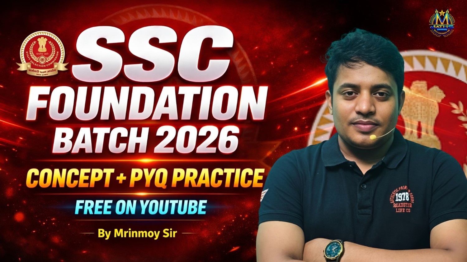 SSC FOUNDATION BATCH 2026(FREE)