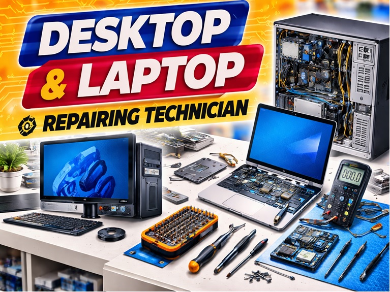 Computer Hardware + Laptop Chip Level Repairing कंप्यूटर इंजीनियरिंग