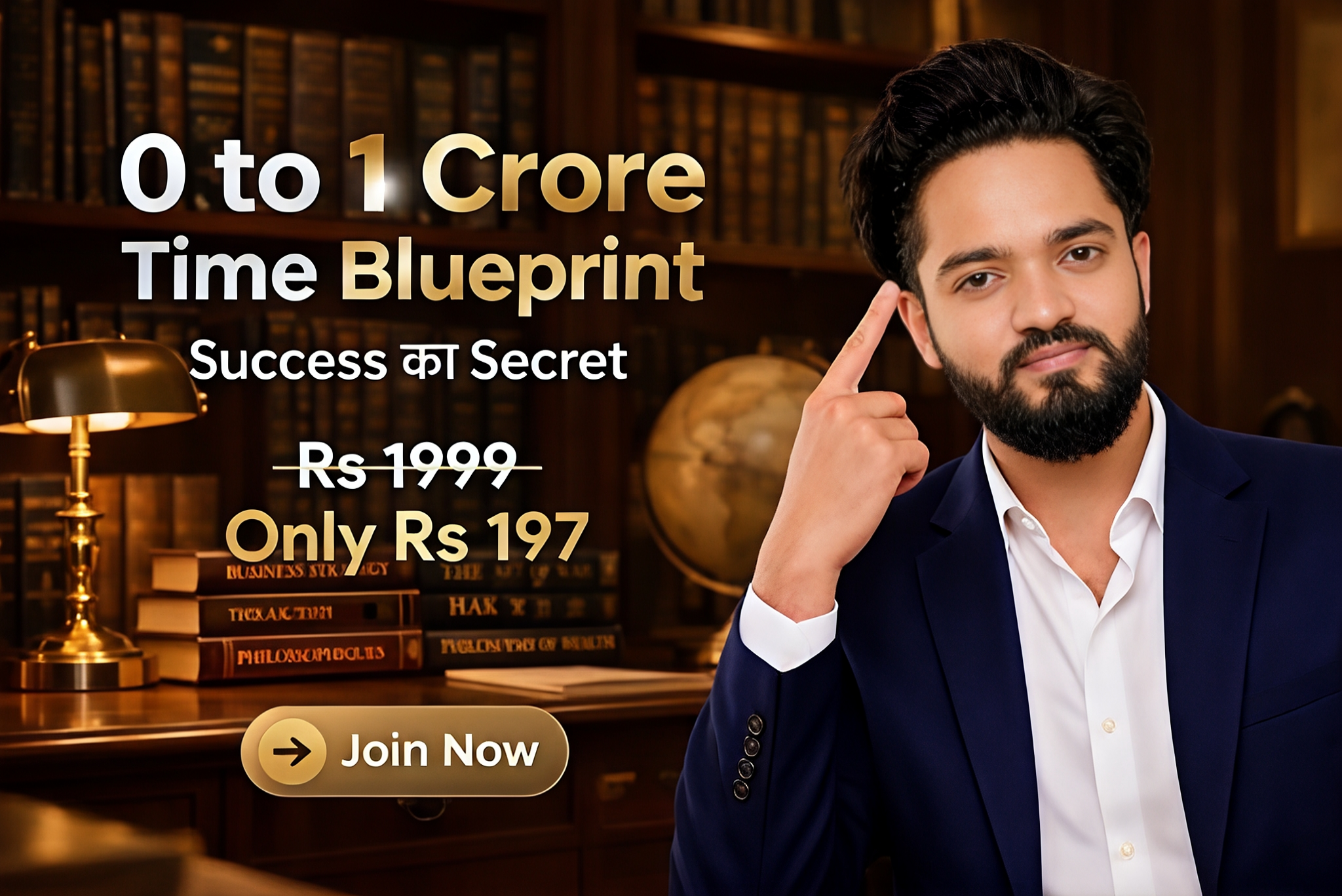 Zero to 1 Crore Time Blueprint🎯